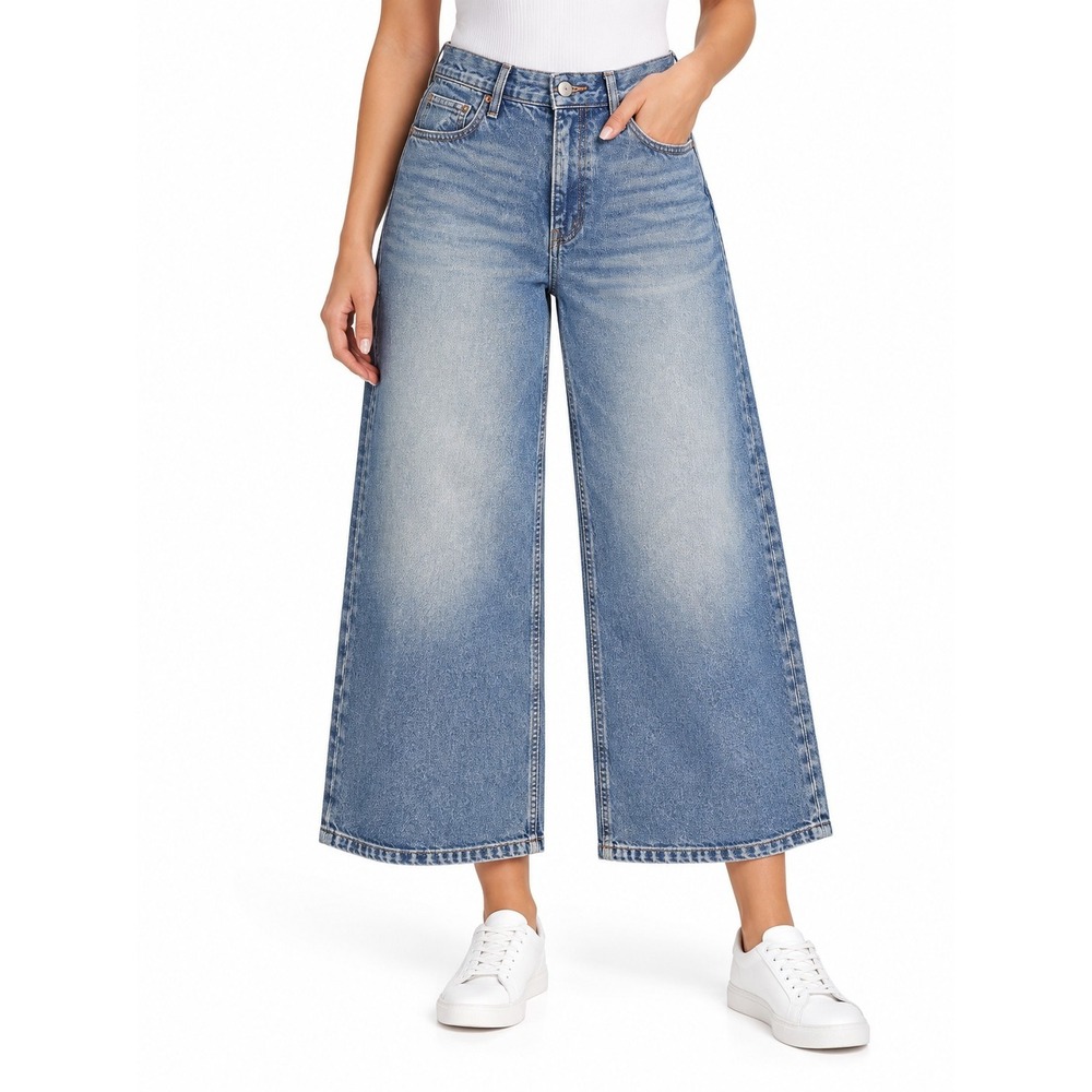 Free People We The Free Extra Wide Leg Baggy Jeans Womens Size 33